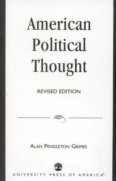 bokomslag American Political Thought