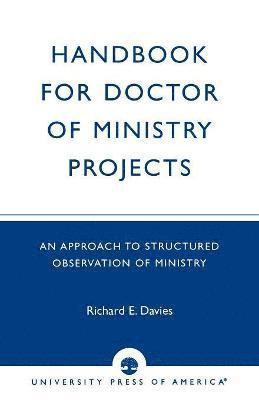 Handbook for Doctor of Ministry Projects