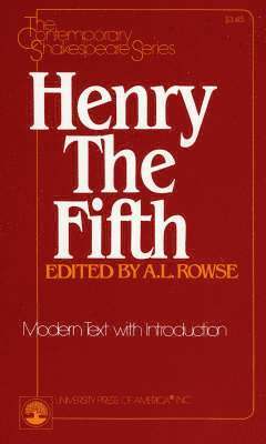 A. L. Rowse - Henry V, Häftad