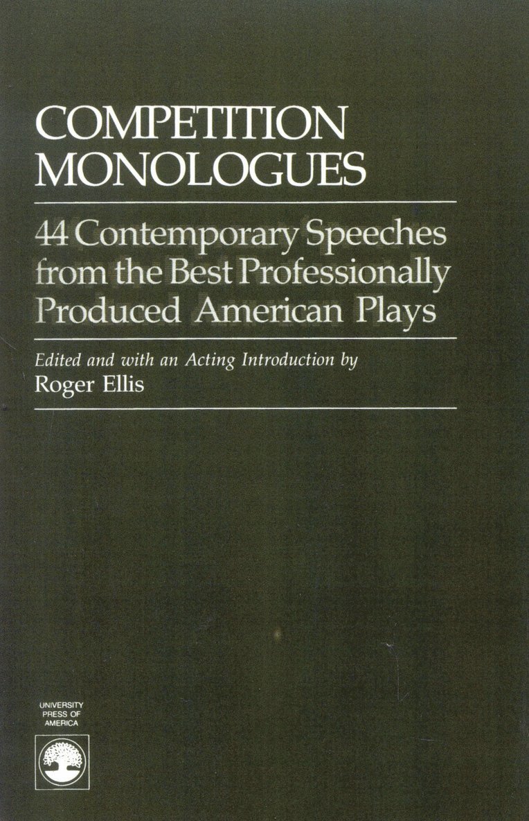 Competition Monologues 1