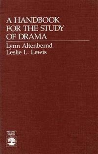 bokomslag Handbook for the Study of Drama