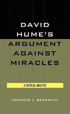 David Hume's Argument Against Miracles 1