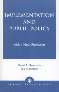 bokomslag Implementation and Public Policy