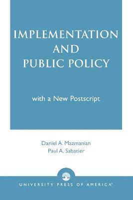 bokomslag Implementation and Public Policy