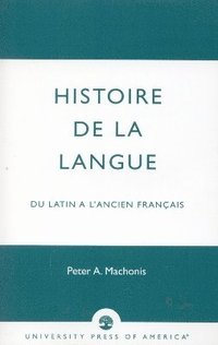 bokomslag Histoire De La Langue