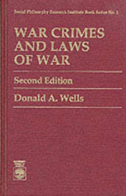 bokomslag War Crimes and Laws of War