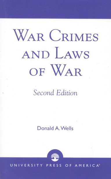 bokomslag War Crimes and Laws of War