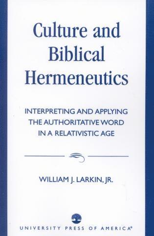 bokomslag Culture and Biblical Hermeneutics