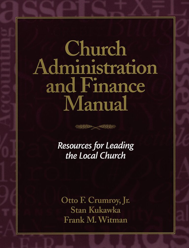 Church Administration and Finance Manual