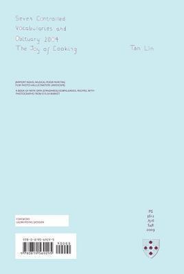 Tan Lin - Seven Controlled Vocabularies and Obituary 2004. The Joy of Cooking, Häftad