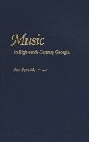 bokomslag Music in Eighteenth-century Georgia