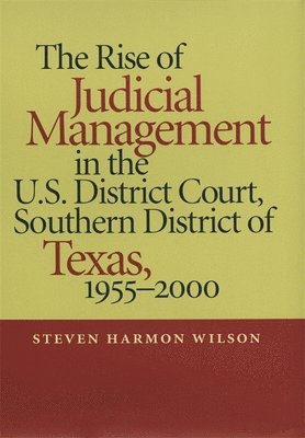 bokomslag The Rise of Judicial Management in the U.S. District Court, Southern District of Texas, 19552000