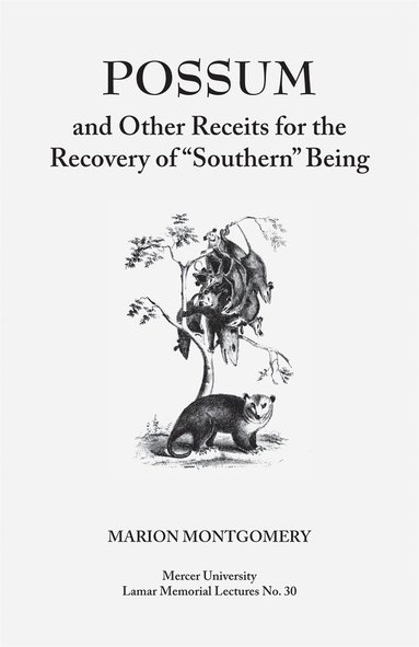 bokomslag Possum and Other Receipts for the Recovery of "Southern" Being