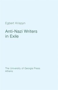 bokomslag Anti-Nazi Writers in Exile