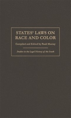 States' Laws on Race and Color 1