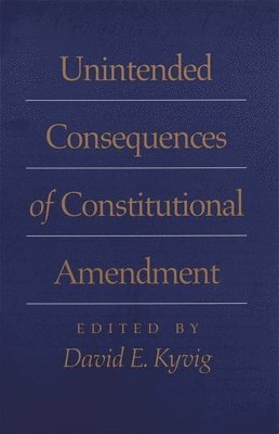Unintended Consequences of Constitutional Amendment 1