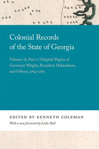 bokomslag Colonial Records of the State of Georgia