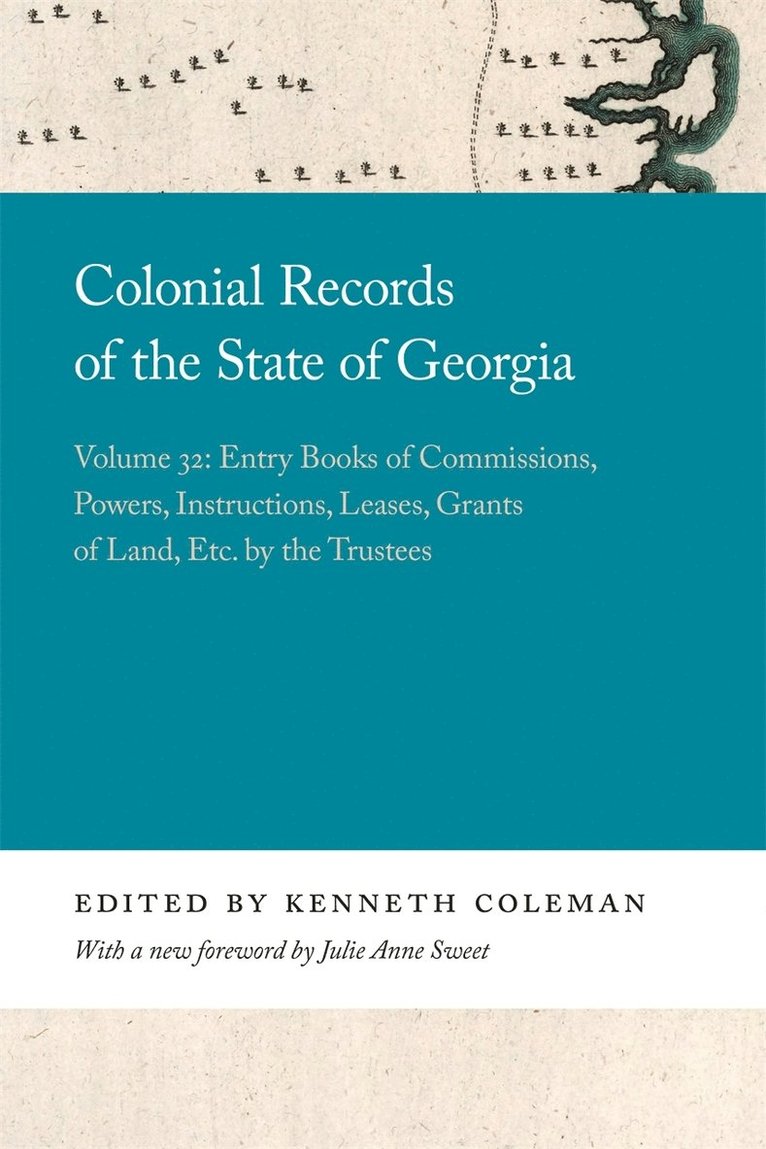Kenneth Coleman - Colonial Records of the State of Georgia, Häftad