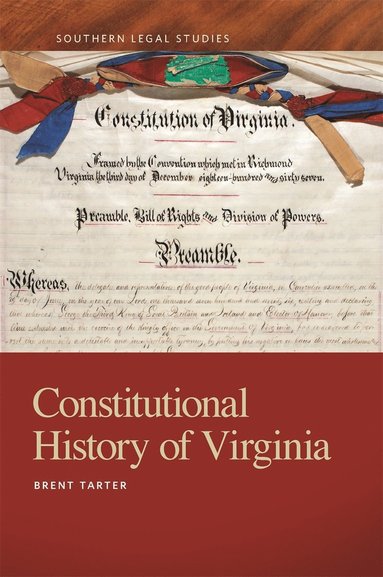 bokomslag Constitutional History of Virginia