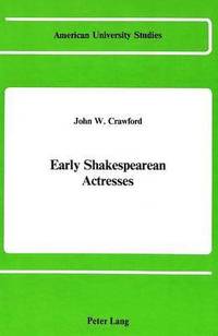 bokomslag Early Shakespearean Actresses