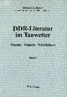 bokomslag DDR-Literatur Im Tauwetter