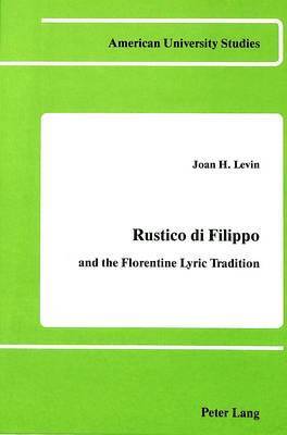 Joanna Levin, Joan H. Levin - Rustico di Filippo, Inbunden