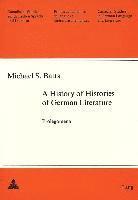 History of Histories of German Literature