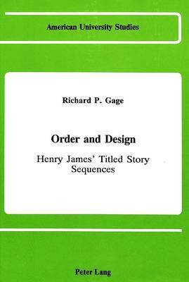 Richard P Gage, Prof Richard P Gage - Order and Design, Inbunden