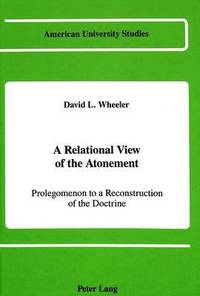 bokomslag A Relational View of the Atonement