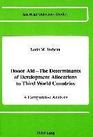 Louis M Imbeau, Louis M. Imbeau - Donor Aid - The Determinants of Development Allocations to Third World Countries, Inbunden
