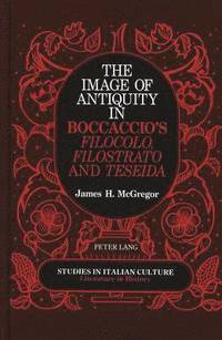 bokomslag The Image of Antiquity in Boccaccio's Filocolo, Filostrato, and Teseida