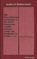 bokomslag The Translational Technique of the Greek Septuagint for the Hebrew Verbs and Participles in Psalms 3-41