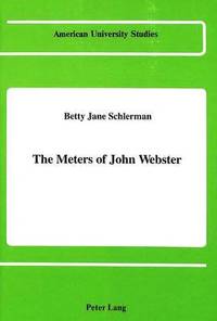 bokomslag The Meters of John Webster