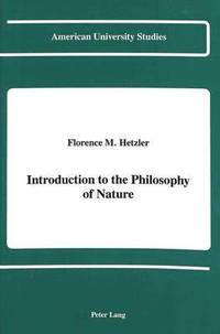 bokomslag Introduction to the Philosophy of Nature