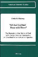 Linda M Maloney, Linda M. Maloney - All That God Had Done with Them, Inbunden