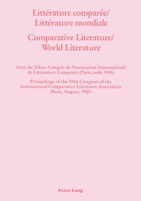 Littérature Comparée/Littérature Mondiale- Comparative Literature/World Literature