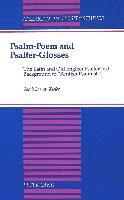 Sarah Larratt Keefer - Psalm-Poem and Psalter-Glosses, Inbunden