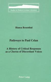 bokomslag Pathways to Paul Celan