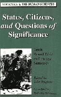 States, Citizens, and Questions of Significance