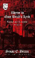 Susan E Becam, Susan Becam, Guy R. Mermier - Rhyme in Gace Brule's Lyric, Inbunden