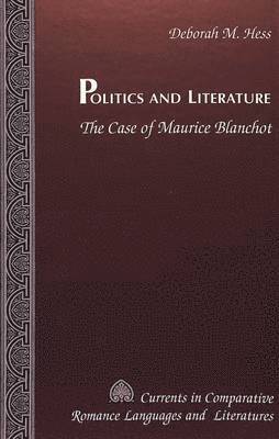 bokomslag Politics and Literature