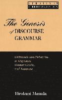 Hirokuni Masuda, Glenn Gilbert - Genesis of Discourse Grammar, Inbunden
