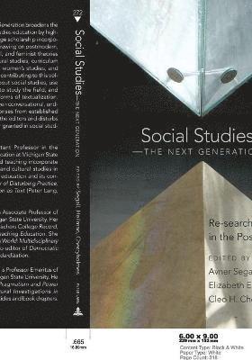 Avner Segall, Elizabeth E. Heilman, Cleo H. Cherryholmes, Cleo Cherryholmes, Elizabeth Heilman - Social Studies - The Next Generation, Häftad