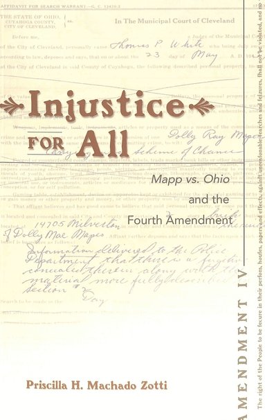 Priscilla H. Machado Zotti, David Schultz - Injustice for All, Häftad