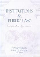 Institutions and Public Law: v. 40 1