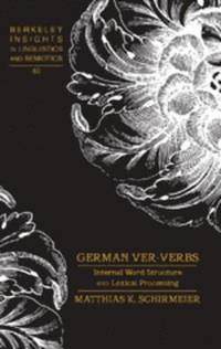 bokomslag German Ver-Verbs