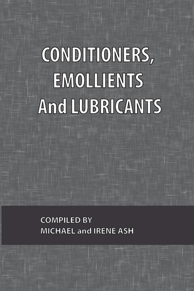 Conditioners, Emollients and Lubricants 1