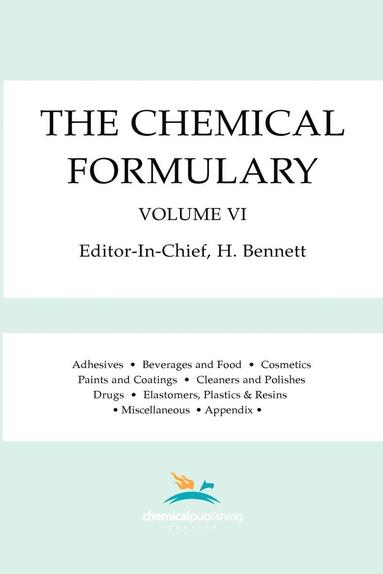 H. Bennett - Chemical Formulary, Volume 6, Häftad