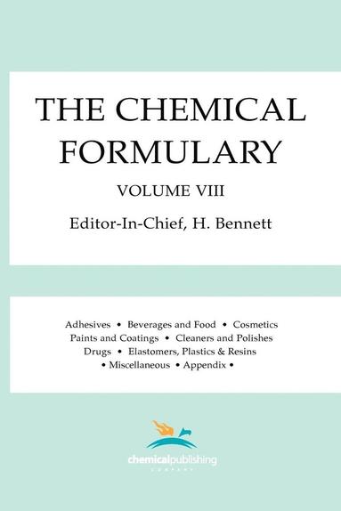 H. Bennett - Chemical Formulary, Volume 8, Häftad