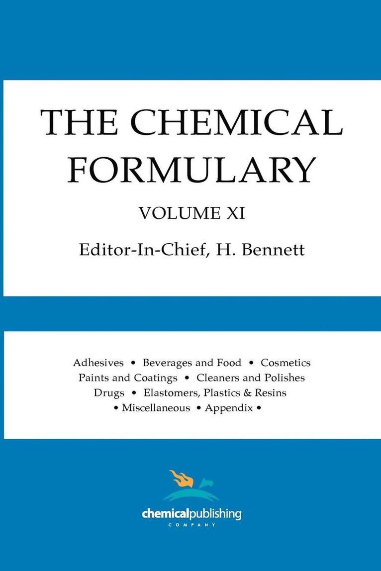 The Chemical Formulary, Volume 11 1